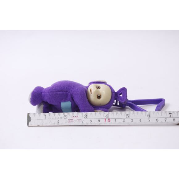 Teletubbies, Tinky Winky, Mini Plush, Clip, Keychain, Vintage, ~ 251107-WH 1393 - Picture 2 of 3